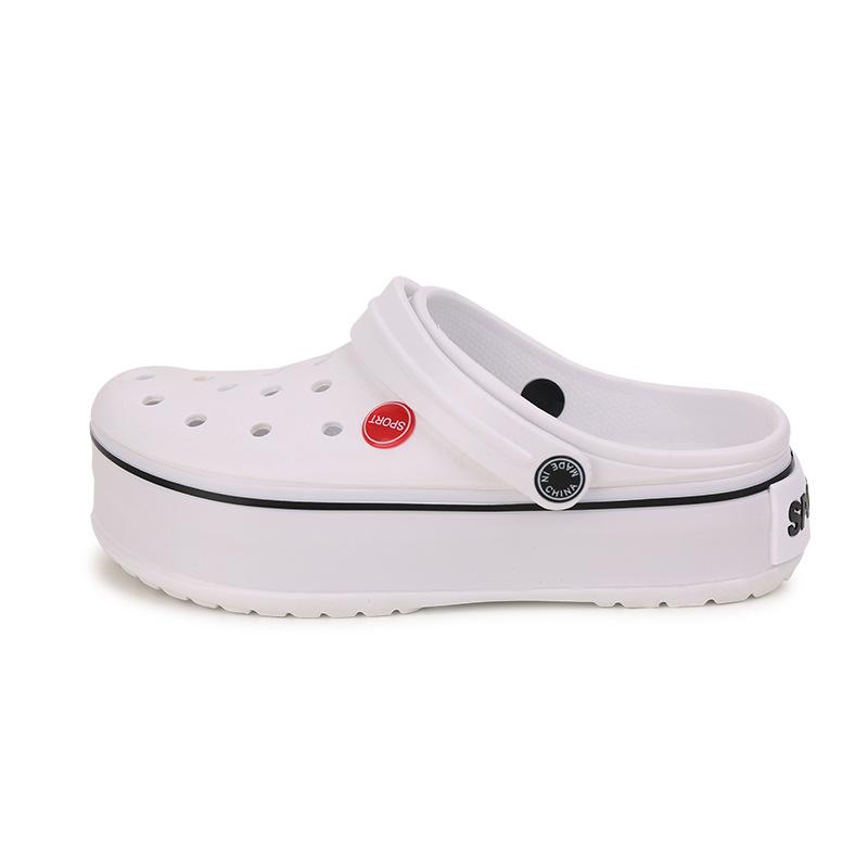 

Summer new hole shoes women s non-slip breathable muffin sole sandals outdoor bag head beach shoes size 36-41 mixed color mixed size