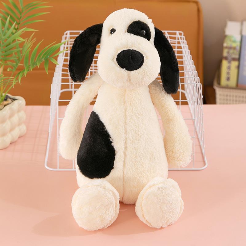 

Застенчивый щенок-пират, плюшевая игрушка - Милая кукла-собака, подарок на день рождения для девочек 40cm грязно-белый