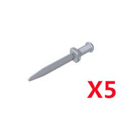 MOC Brique de Construction Médiévale Soldat Figurine de Film Accessoire Casque Arc Flèche Épée Hallebarde Hache Épaulette Mini Jouet K034