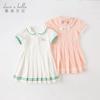 DaviBella Girls' Dress Summer Soda Cotton Baby Academy Style Dress Children's Princess Dress