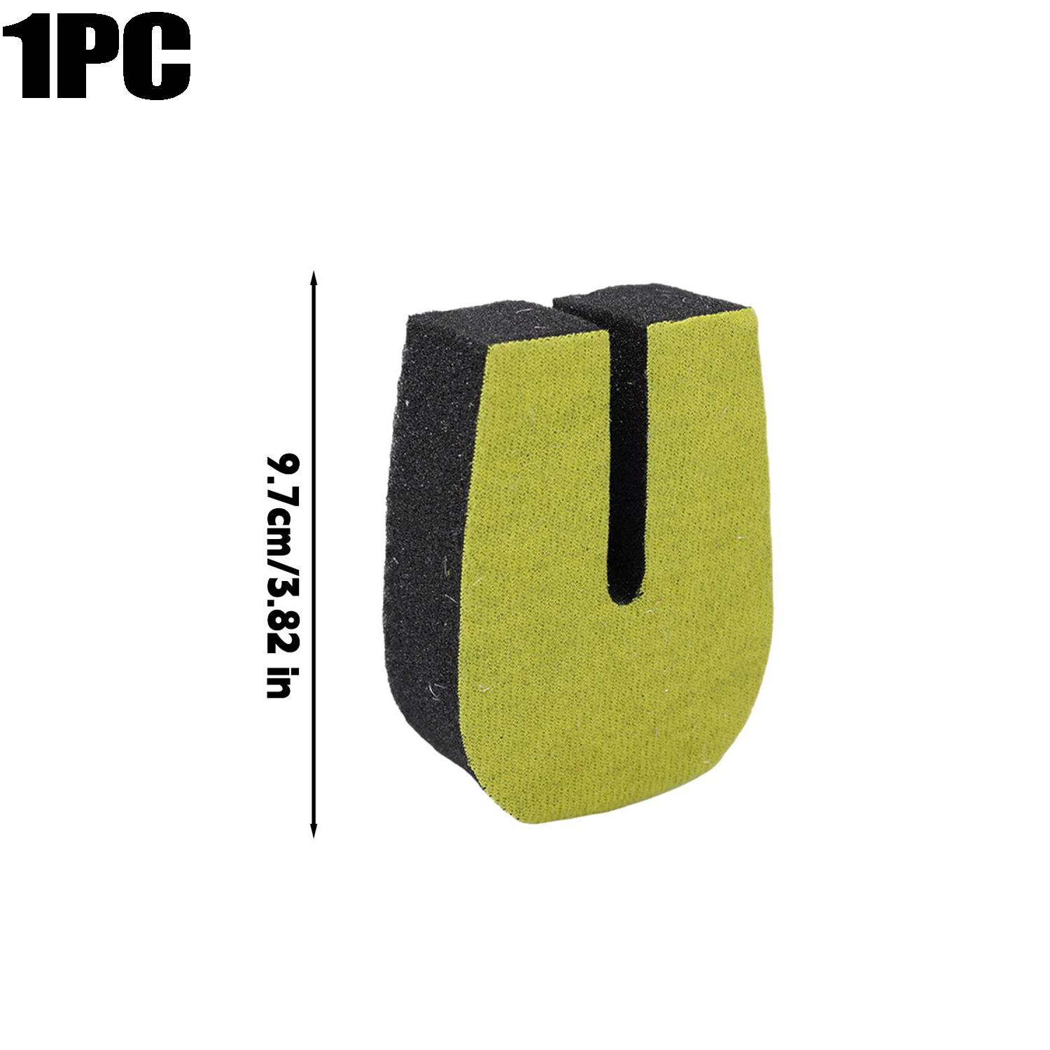 Kitchen Cleaning Sponge U-shaped Double-sided Dishwashing Wiping Scouring Pad Reusable Quick-Dry Grease Cleaner Tools Household