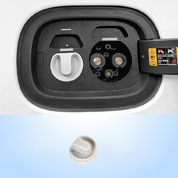 Electric Car Charger Port Waterproof Protective Cover, Magnetic Seal Suitable for Rain Dust Protection, High Visibility