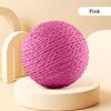 10CM Interactive Sisal Cat Scratching Ball Toy for Kitten Teeth Cleaning Anti Bite Cat Ball Sounding Toy Pet Supplies