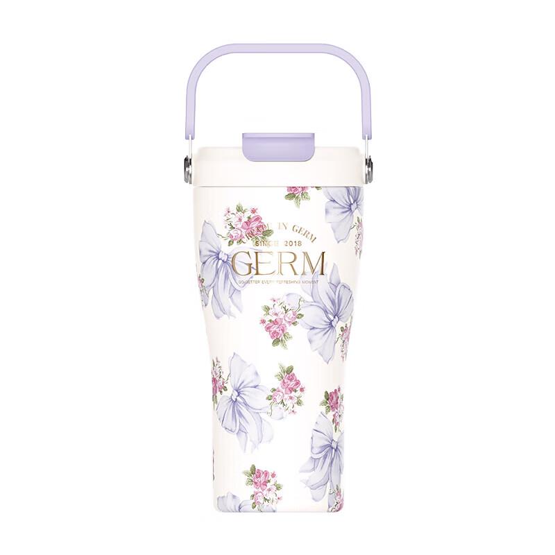 Germ Manchu Insulated Straw Water Bottle