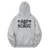 Khg0132 The Khan Fleece-Lined Hoodie - Gray