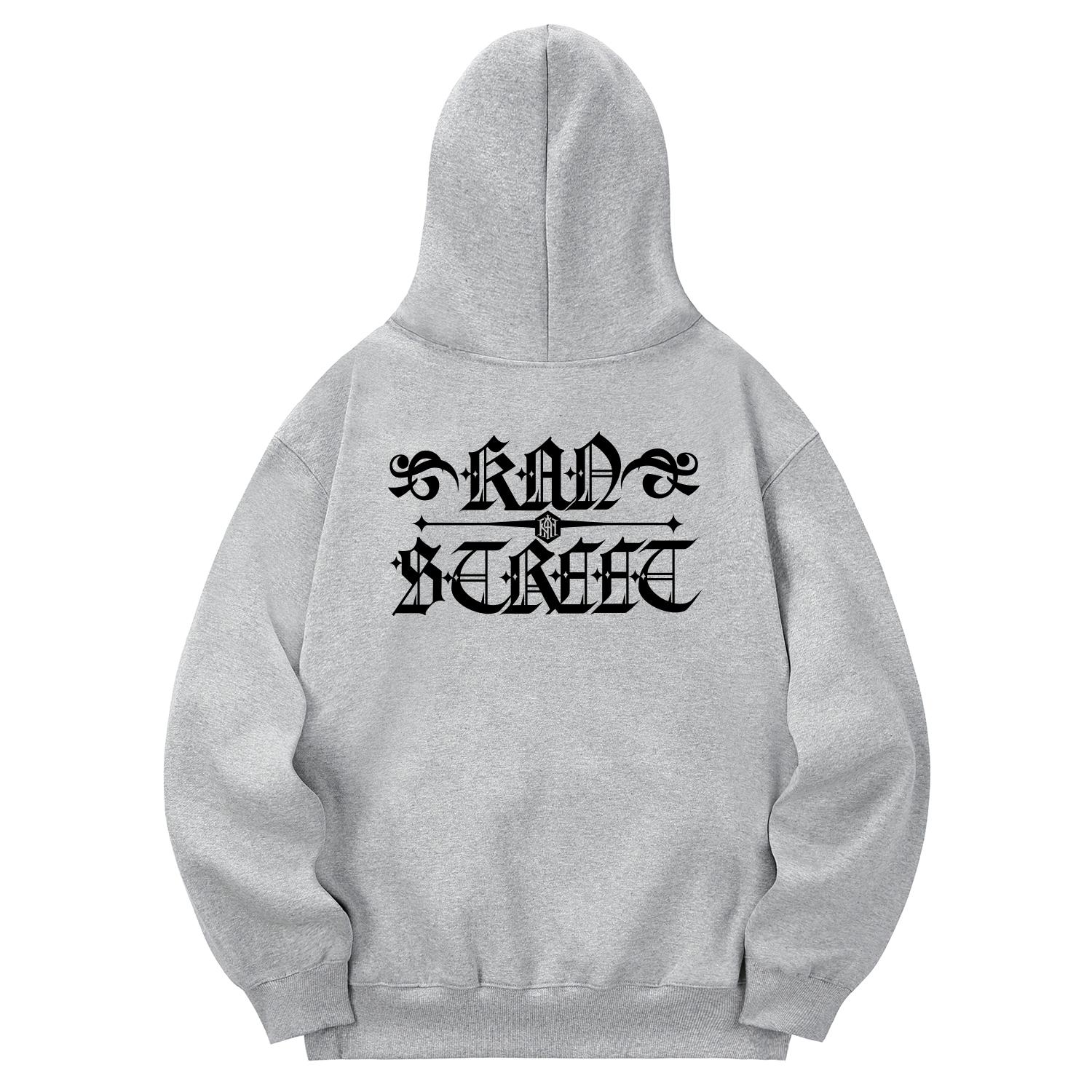 Khan 6312 Khg0132 The Khan Fleece-Lined Hoodie - Gray L