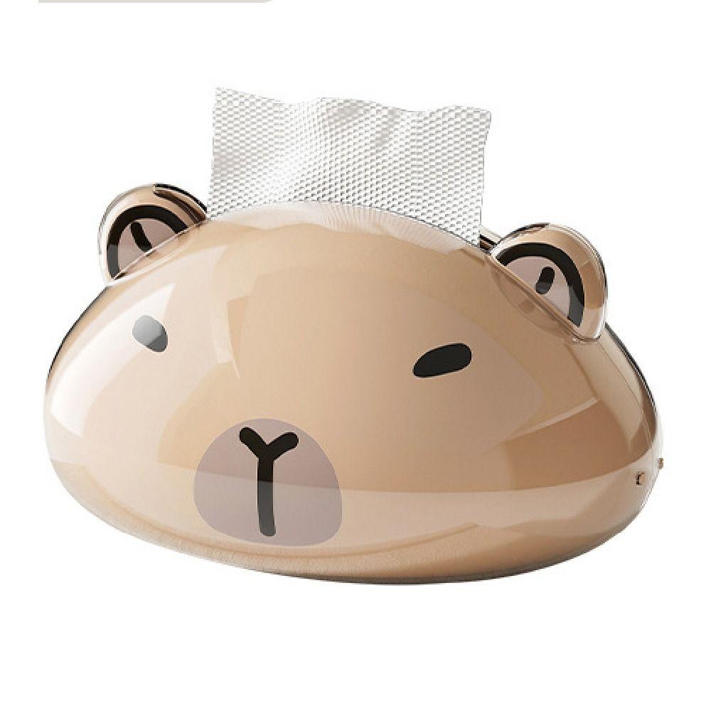 Creative Tissue Storage Box Magnetic Capybara Napkin Holder Paper Towel Case Home Decoration