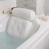 New In Non-Slip Bath Pillow With Suction Cup For Neck and Back Support Breathable 3D Mesh Bathtub Spa Head Rest Bathroom Supply