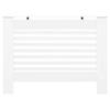 Radiator Covers 2 pcs White 112 x 19 x 81.5 cm MDF