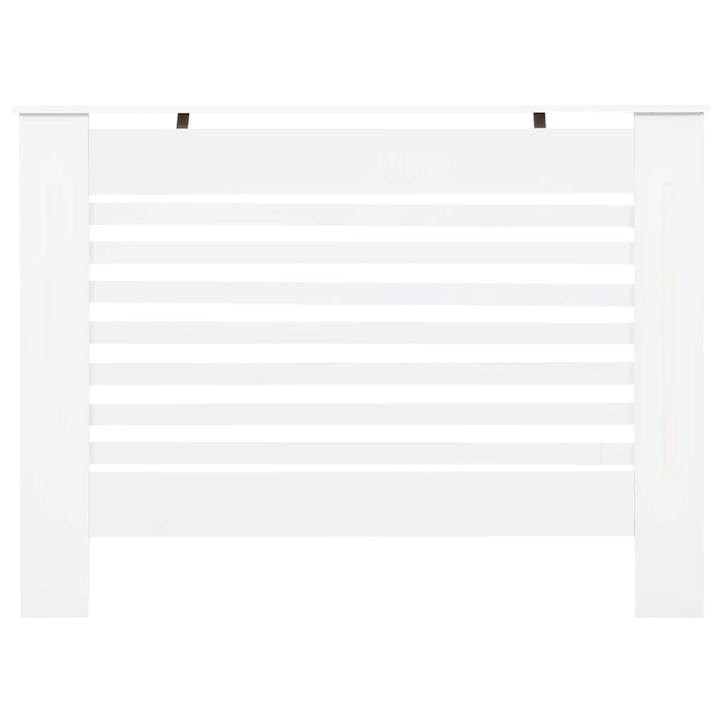 Radiator Covers 2 pcs White 112 x 19 x 81.5 cm MDF
