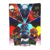 FNF Bad Time Trio Friday Night Funkin Fleece Throw Blanket Blankets for Home Couch Soft Bedroom Quilt
