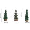 Small Christmas Silk Cedar Green Artificial Xmas Pine Tree  Party Favors