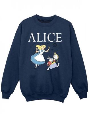 Girls Alice In Wonderland Follow The Rabbit Sweatshirt