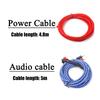3500W Car Audio Speakers Wiring Kit 4GA Car Amplifier Cable 60AMP Fuse Copper Clad Aluminum Subwoofer Amplifier tallation Kit
