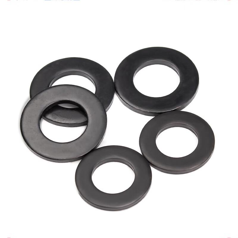 Black Silicone Flat Washer