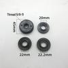 Flanșă Negră cu Blocare Automată 5/8-11 pentru Disc de Tăiere cu Gaură Interioară de 20-22.2mm