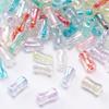 4x8mm Shiny Transparent Bamboo Beads Glass Cylindrical Beads Can Be Used For DIY Jewelry Making Necklace Bracelet