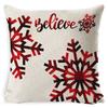 Christmas Celebration Pillow Elk Snowman Festive Cushion Cover Red Sofa Back Cushion Pillow Cover