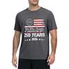 Men's Summer Quick Dry Short Sleeve T Shirt Lightweight Sun Athletic Workout Top with Printed Graphic Design