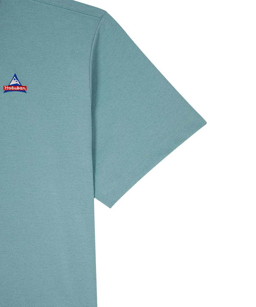 Holluba Lettering Logo T Shirt Green