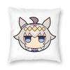 Oguri Cap Ogurizilla WARNING Chibi Fanmade Pillowcase Cushion Cover Decorative UmaMusume Pillow Case Cover Living Room Square