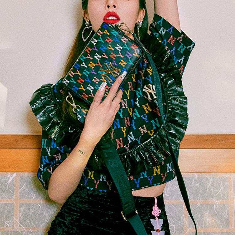 New MLB Crop Tops Women's Black 31TSWX131-50L