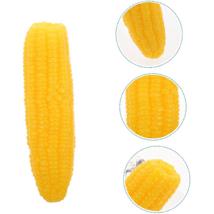 

Garneck Имитация кукурузы Искусственные растения Осенние украшения для дома Водный стол Декоративный Реалистичный Овощ Искусственный овощ Поддельное украшение ПВХ