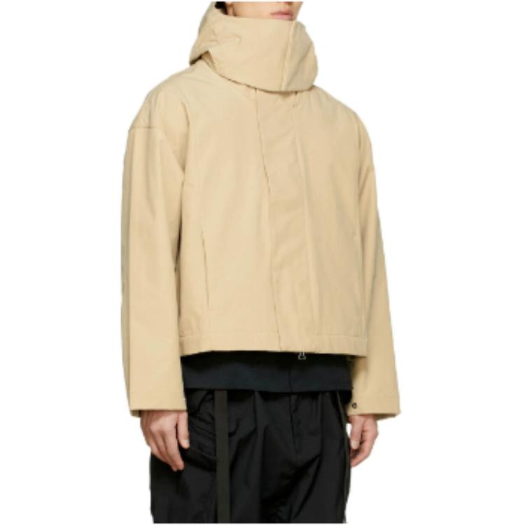 Nike X MMW Solid Color Short Hooded Jacket Men Jacket Brown DD9430-248