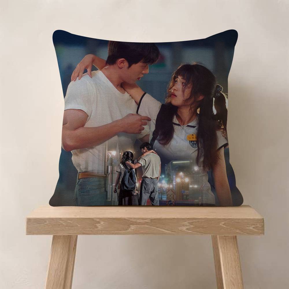 Korean TV Twenty Five Twenty One Movie Cushion Cover Car Throw Pillow Case For Sofa Car Christmas Gift xcm xcm