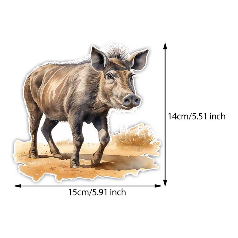 

Warthog Car Sticker Vinyl Decal Waterproof Rear Window Motorcycle Camper Bumper Truck Laptop Decoration TM356 A-15cm Longest Side