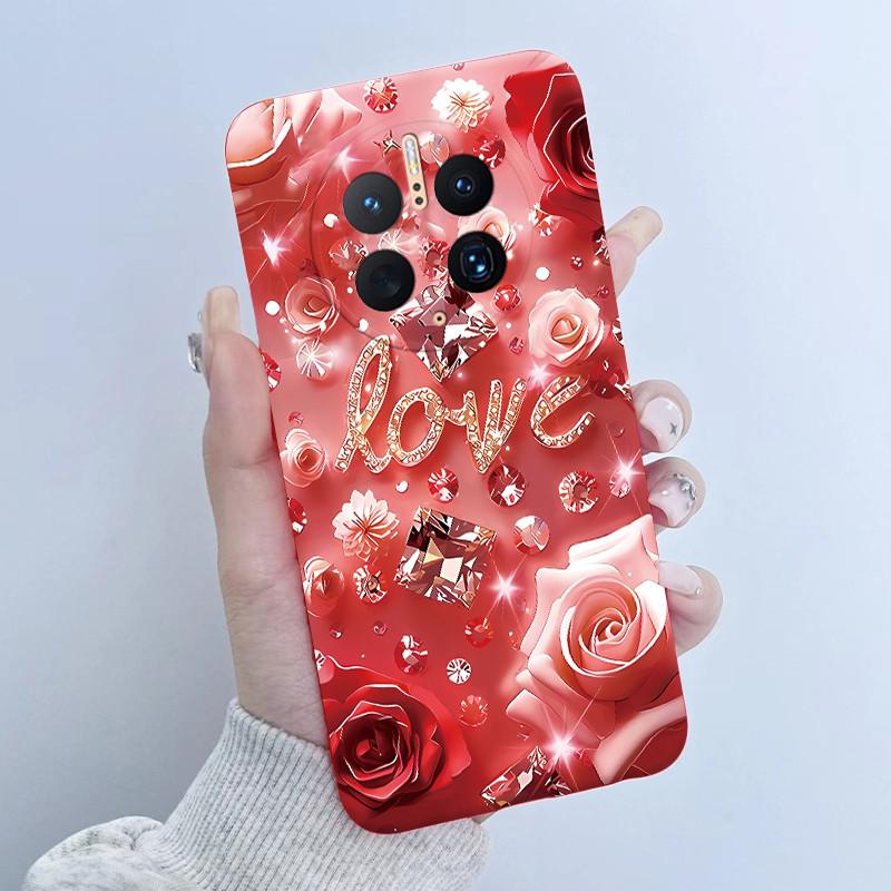 For Huawei Mate 50 Pro Phone Case DCO-AL00 DCO-LX9 Flower Girl 2025 Design Soft Silicone TPU Back Housing for Mate50 Pro Covers