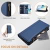For Samsung Galaxy A70 A50 A40 A30 A20 A10 A06 A42 5G A21S Wallet Case, RFID Blocking Kickstand Flip Cover Wrist Strap Zipper