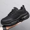 Fashion Men's Casual Sports Shoes 2025 Summer Mesh Breathable Sneakers Comfortable Platform Thick Soled Outdoor Running Shoes Zapatillas