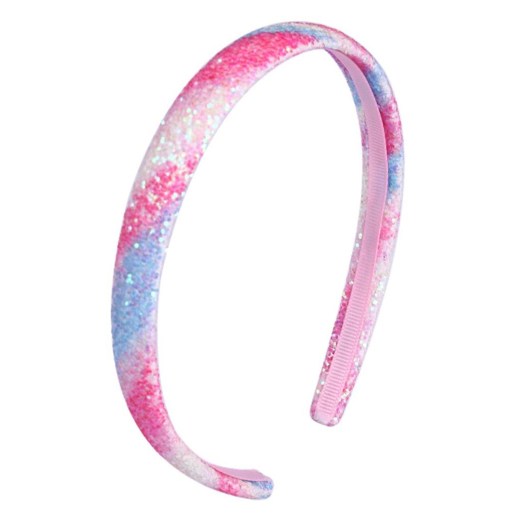 Colorful Mermaid Heart & Star Rainbow Headband - Kids' Party Hair Accessory