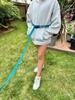 Dog Leash with Shock Absorber 280cm TURQUOISE Adjustable Sports