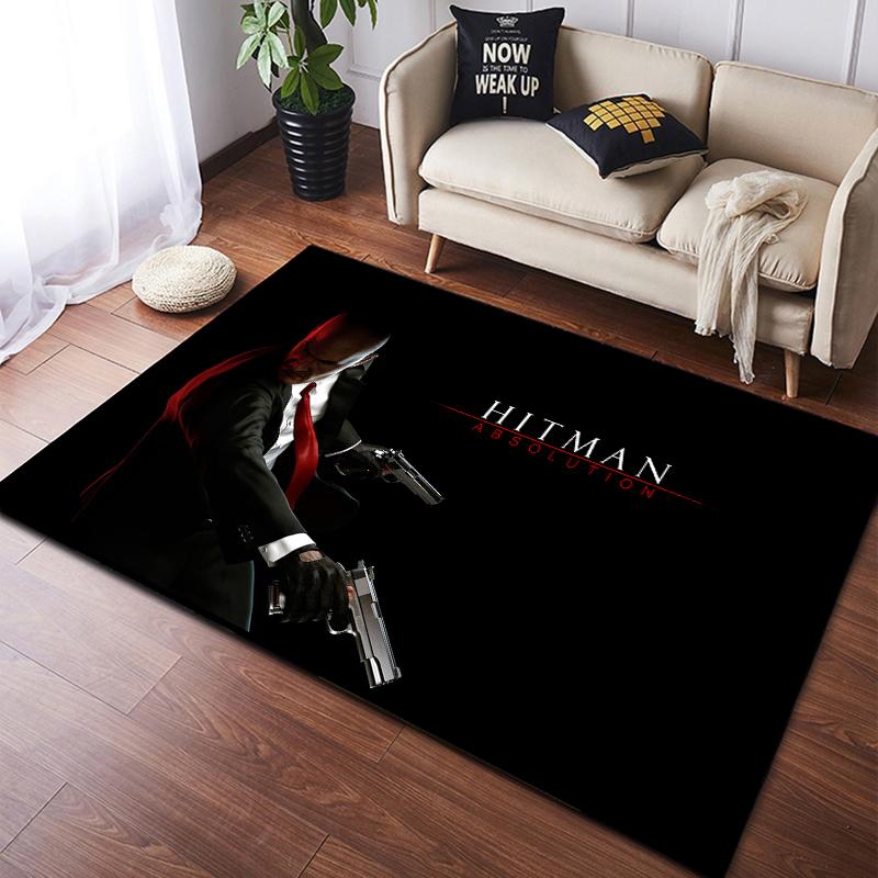 Games Hitman Carpet Kitchen MatEntrance Doormat Bedroom Floor Decoration Living Room Carpet Bathroom Anti-slip Rugs Bedroom