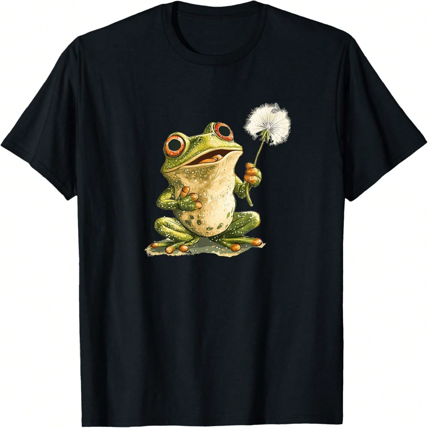 Nice Frog Blows Dandelion Flower Costume T-Shirt S разноцветный