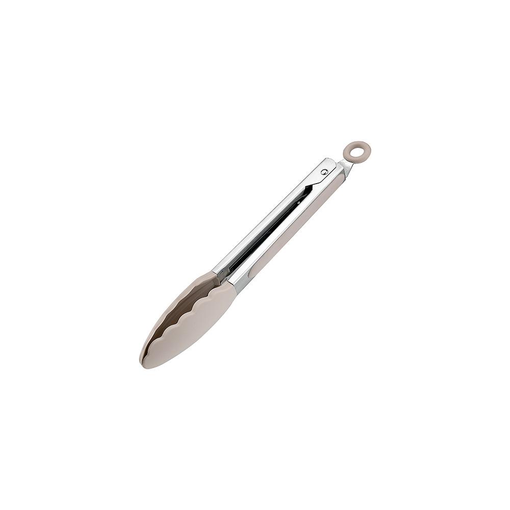 High-Temperature Resistant Silicone Kitchen Tongs - Non-Slip for Grilling, Baking, and Bread Handling.
