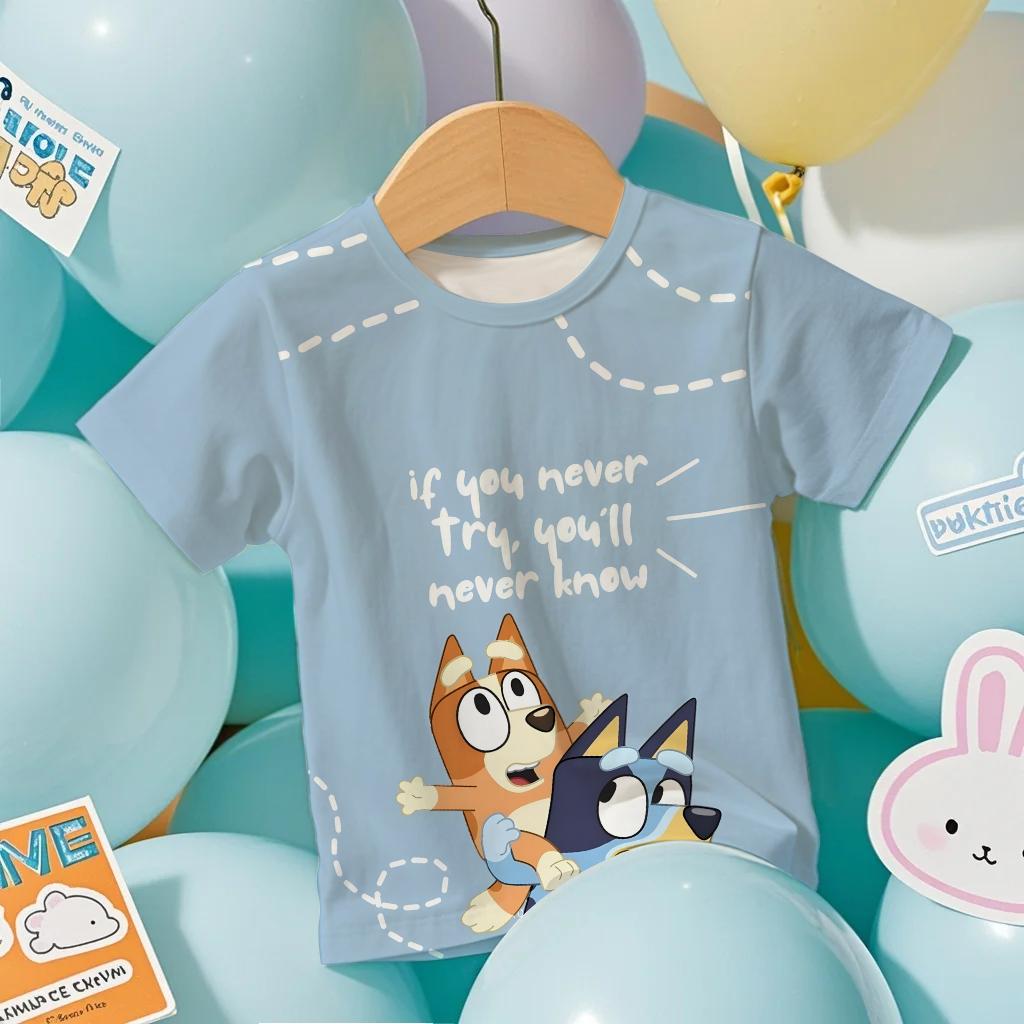 

Summer Anime Cartoon Dog 3D Print Kids Short Sleeves T-Shirt Loose Casual Summer Outdoor Street Boy and Girl Tees Tops 100