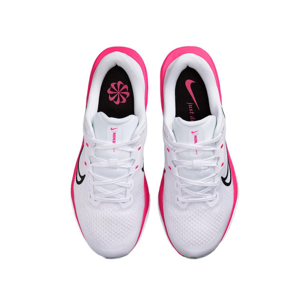 Nike Quest 6 Weiß Hyper Pink Damen Sneaker Schwarz FD6034-111