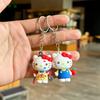 Kitten Pendant Soft Plastic Car Keychain Pendant Gashapon Blind Box Doll Cute Jewelry Accessories