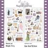 Yu Xian Light and Shadow Landscape Stickers: Creative American Style for Journal DIY & Collage