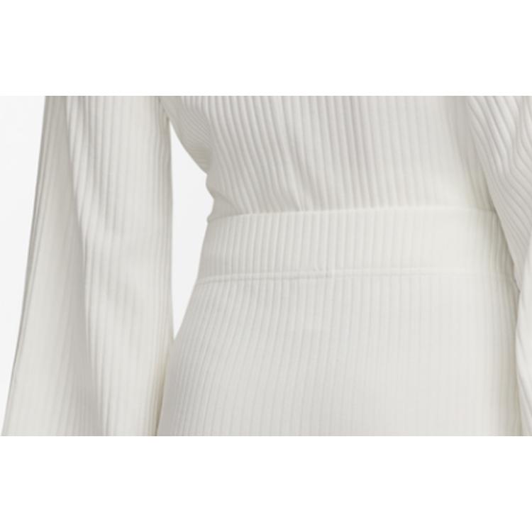 New Nike Casual Long Skirt Women's Sail White DV7957-133