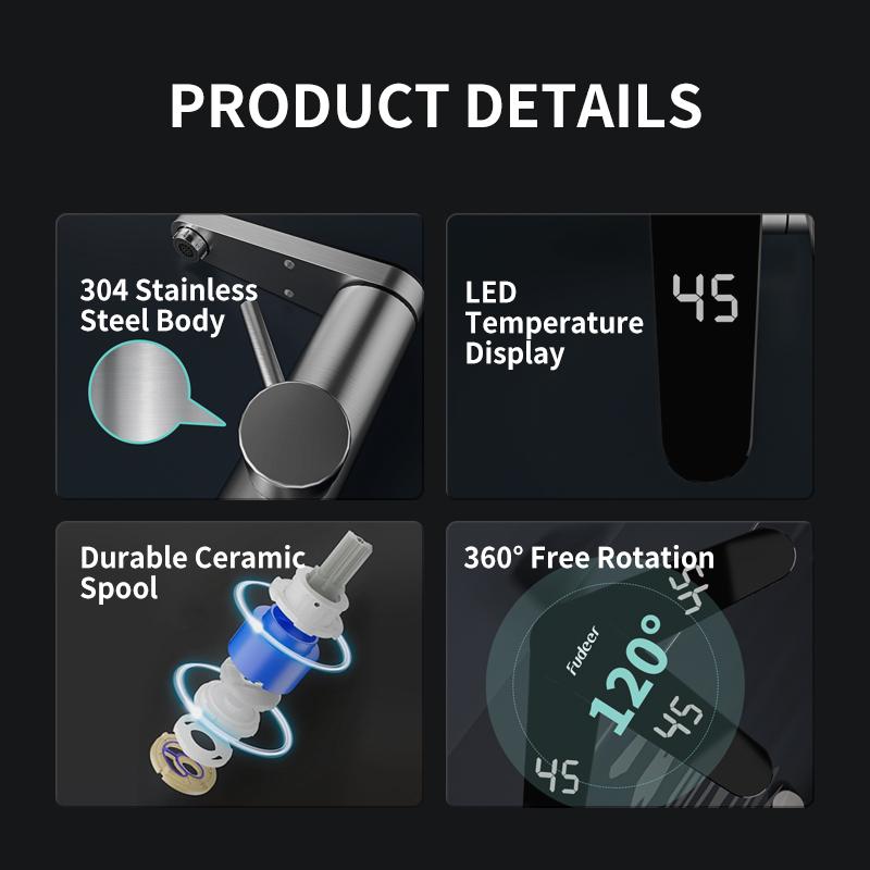 3400W 220V Electric Kitchen Water Heater Tap Instant Hot Stainless Steel Water Faucet Heater Cold Heating Faucet