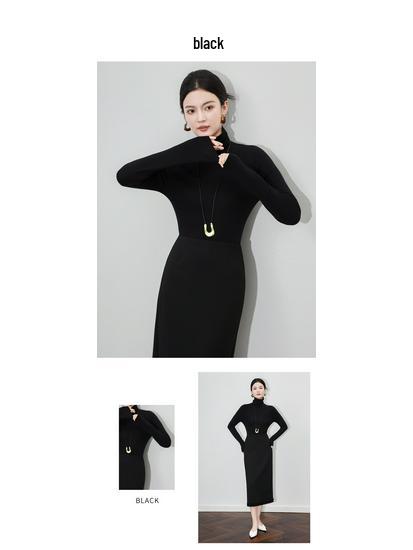 16jehlový čtyřplochý superjemný merino vlna jednobarevný rolák pletenina: Jednoduchý, Všestranný a Úzce Propojený Design