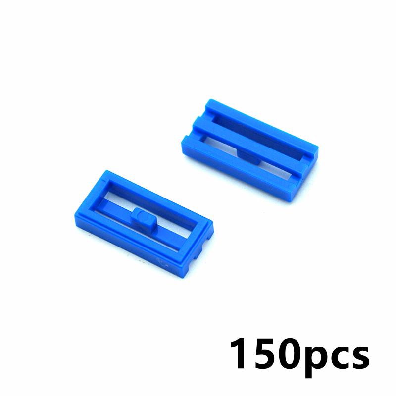 150 Stück Moc High-Tech Dicke Bausteine 2412 30244 Fliese 1x2 Gitterrille Teile DIY Pädagogisch Kreativ Stein Kompatibles Spielzeug