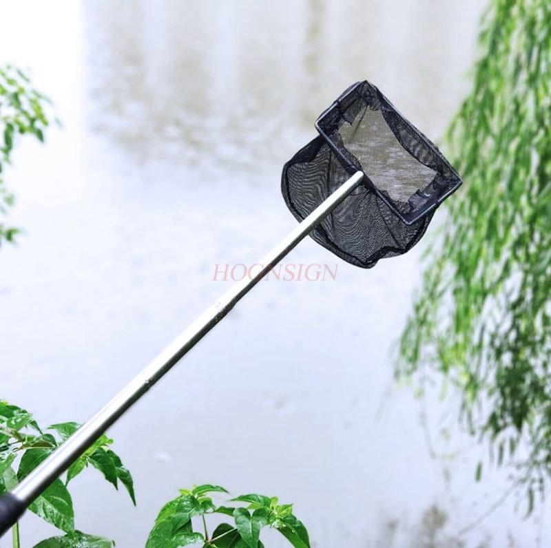 Kinderausziehbarer Kleinfisch-Fangnetz Edelstahl-Fischernetz Taschentuch-Insektenfangnetz