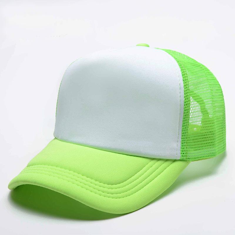 Truck cap Sponge mesh Solid color duckbill cap Sunscreen breathable sun hat