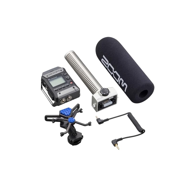ZOOM F1-SP Field Recorder Shotgun Microphone Set