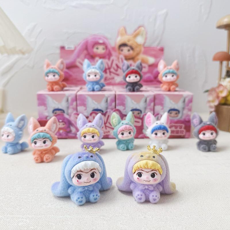 12pcs/Set Anime WAKUKU Blind Box Cartoon Characters Figure Toy Dolls For Fans Children Christmas Birthday Gift